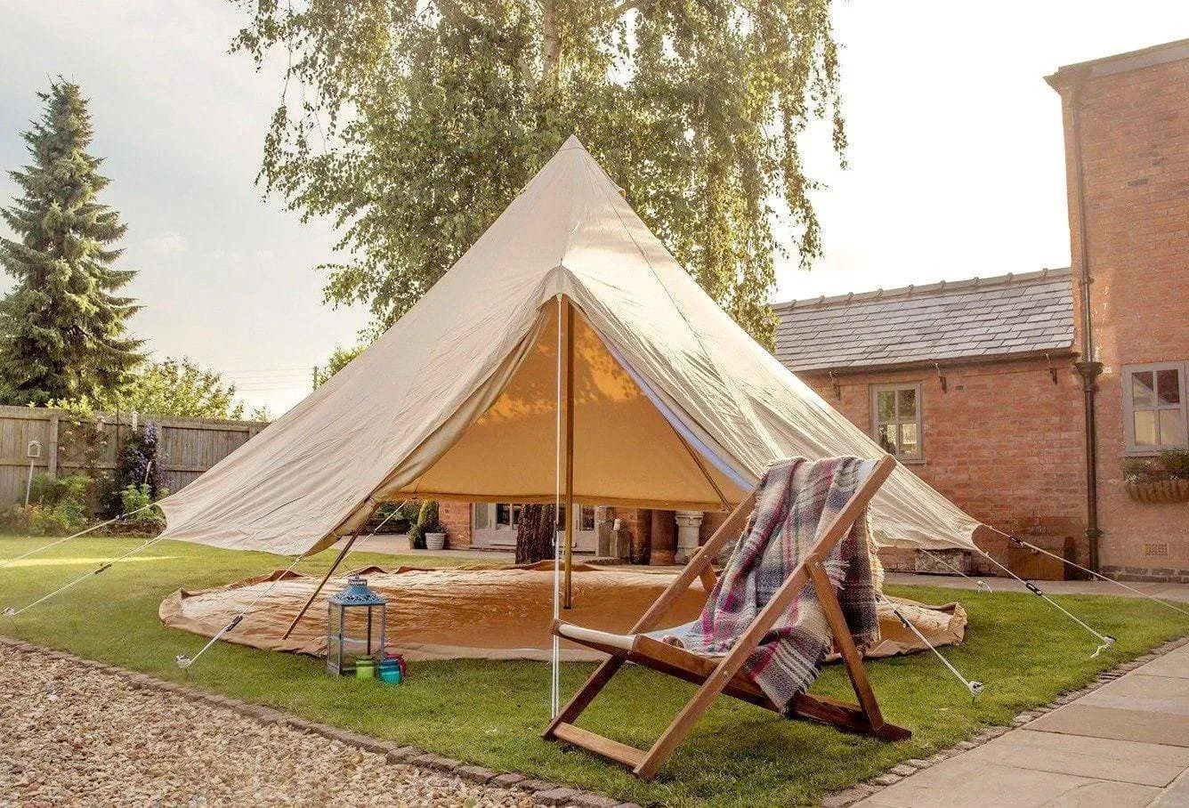 4m Bell Tent 'Superlite' 200gsm Polycotton Canvas