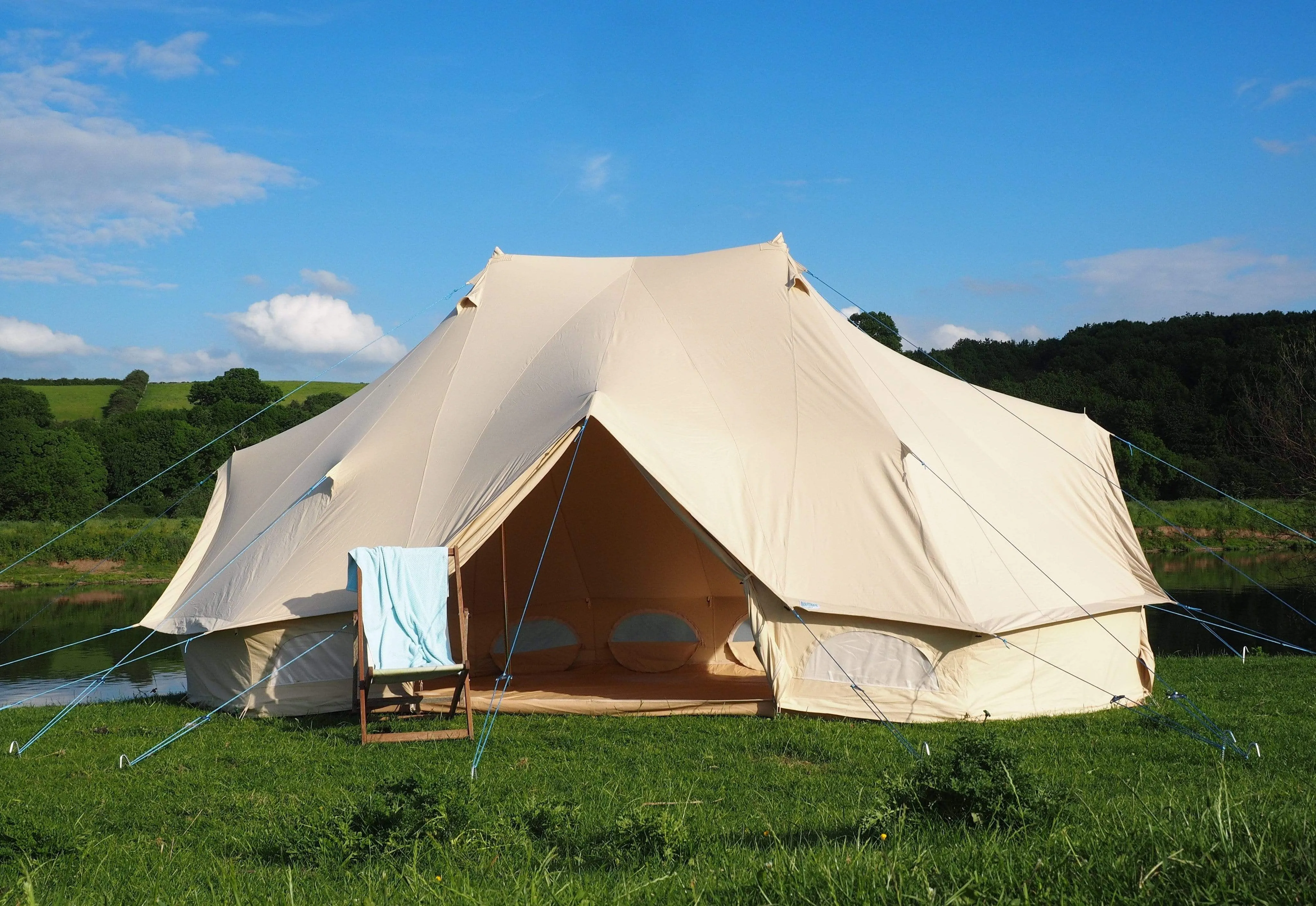 6m x 4m Emperor Tent 'Superlite' 200gsm Polycotton Canvas