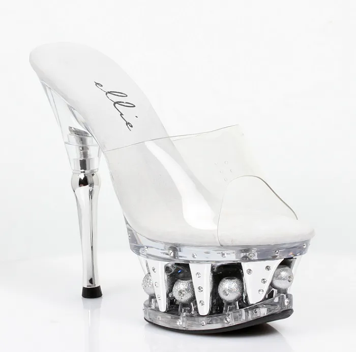 6" Disco Ball Platform Mule (ES629-VANITY)