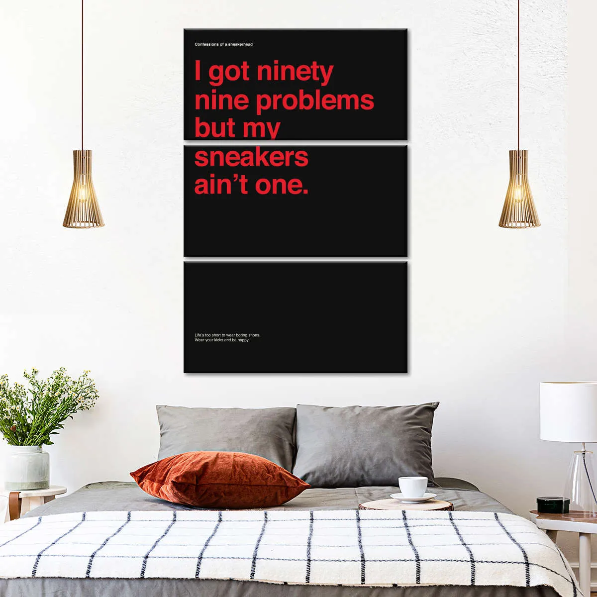 99 Problems But Sneakers Ain't One II Wall Art