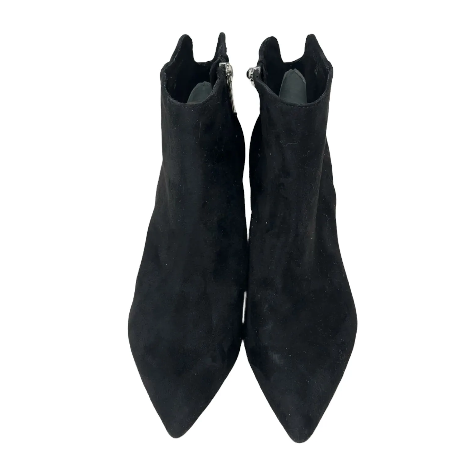 Accurate Microsuede Booties By Charles By Charles David In Black, Size: 8