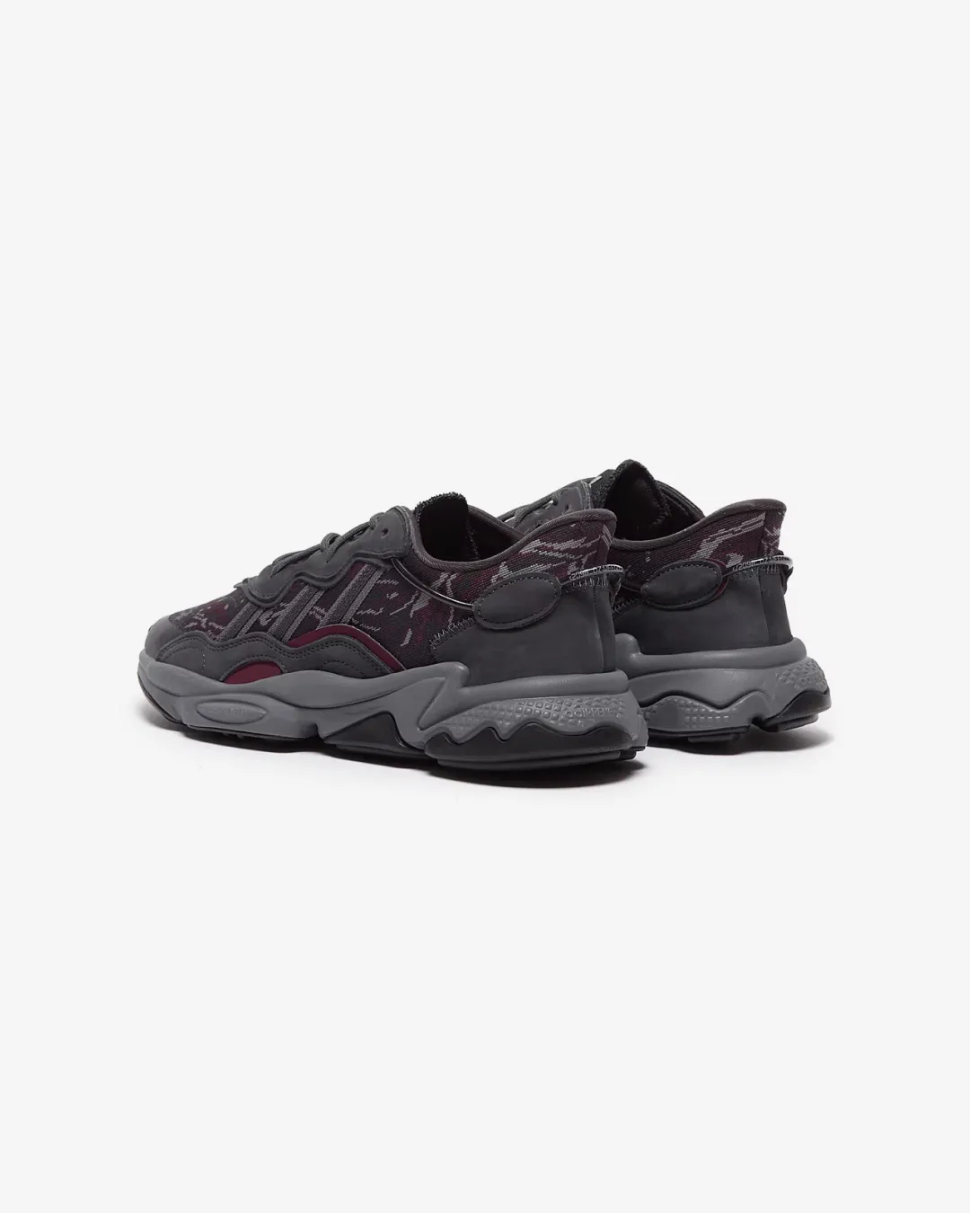 Adidas Ozweego Sneakers in Carbon Shadow Red