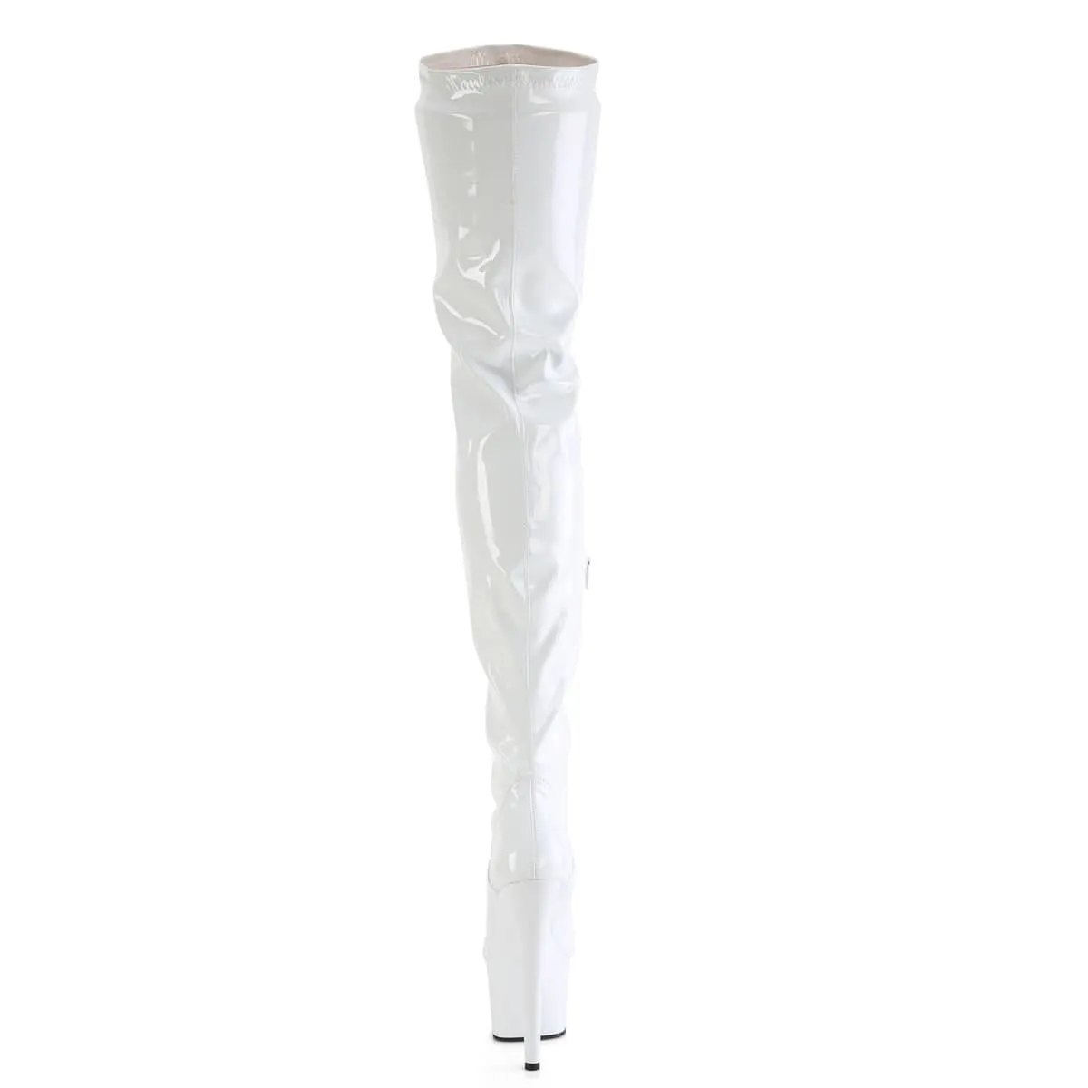 ADORE-4000 White Thigh High Boots