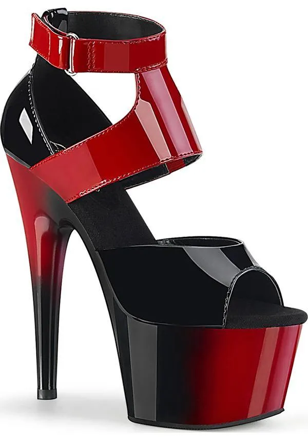 ADORE-700-16 [Black/Red] | PLATFORM HEELS [PREORDER]