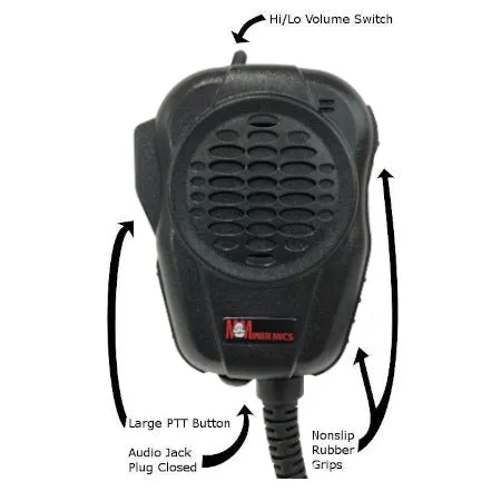 Aqua Miner Mic for Harris XG-100P & XL-200P Series Radios