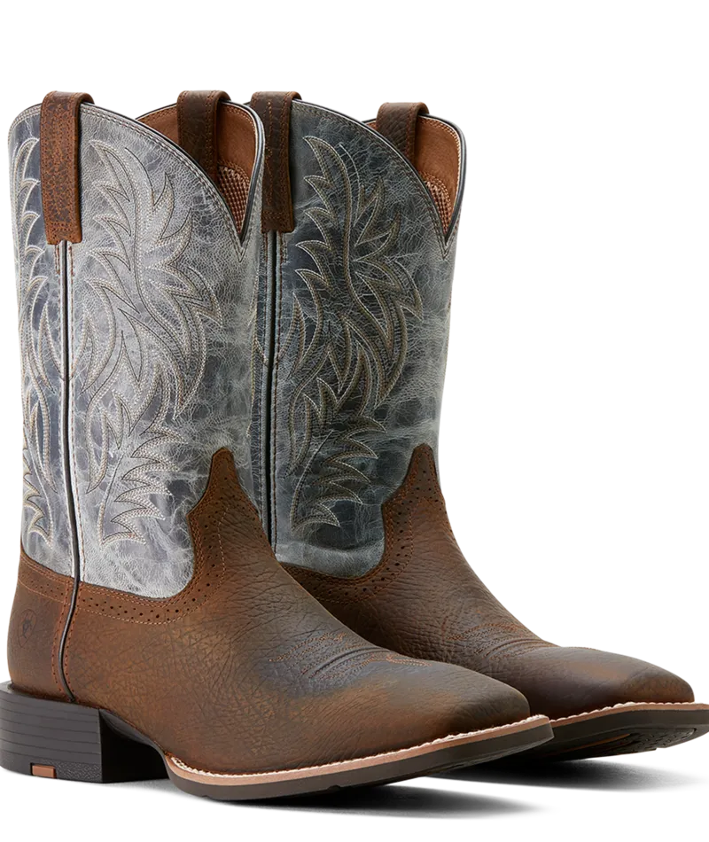 Ariat Men's Glacier Blue Sport Wide Square Toe Cowboy Boot