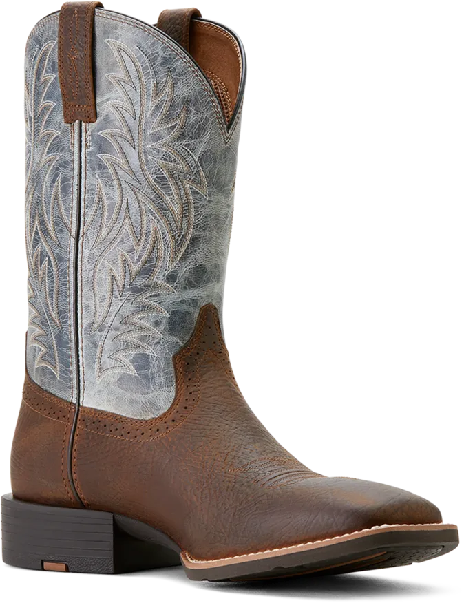 Ariat Men's Glacier Blue Sport Wide Square Toe Cowboy Boot