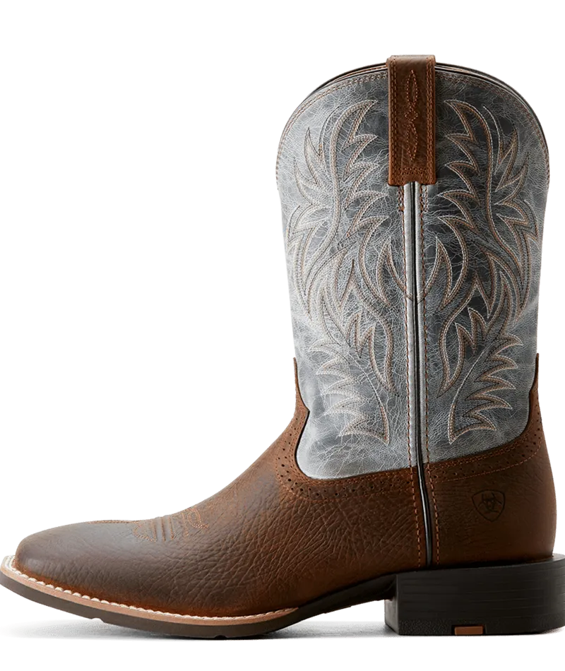 Ariat Men's Glacier Blue Sport Wide Square Toe Cowboy Boot