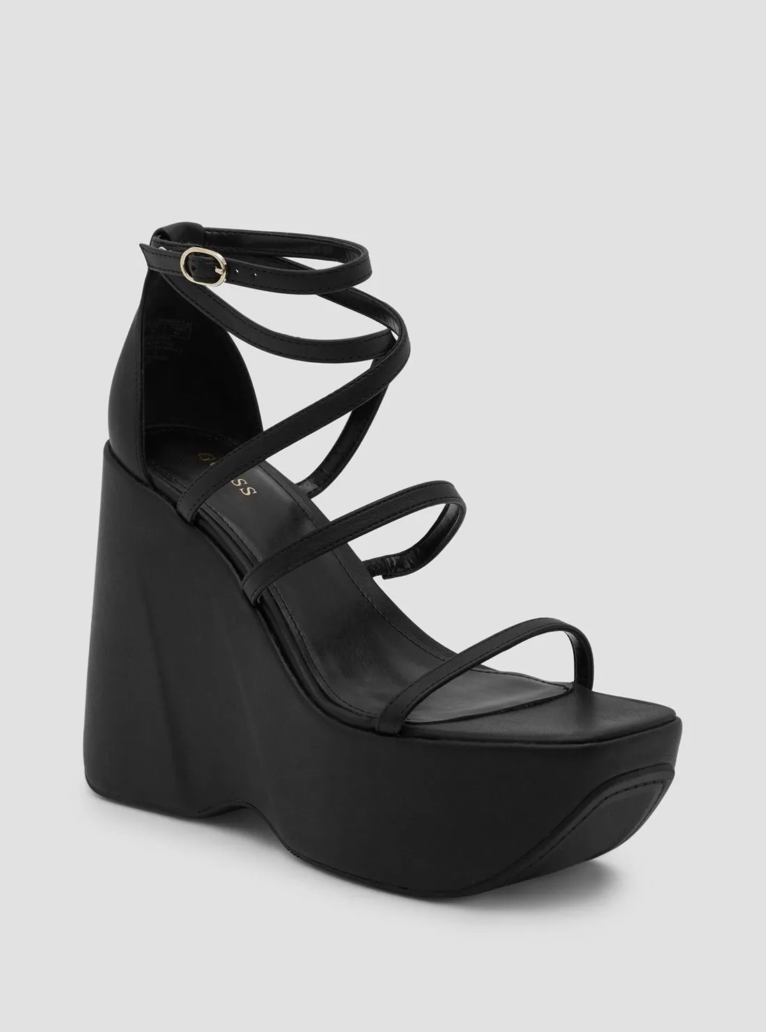 Black Angelli Platform Heels