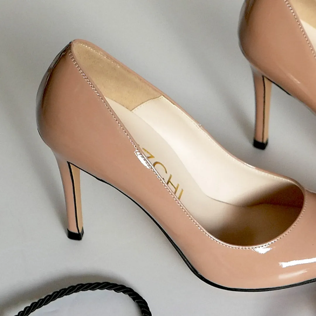 BRAMARE - beige patent