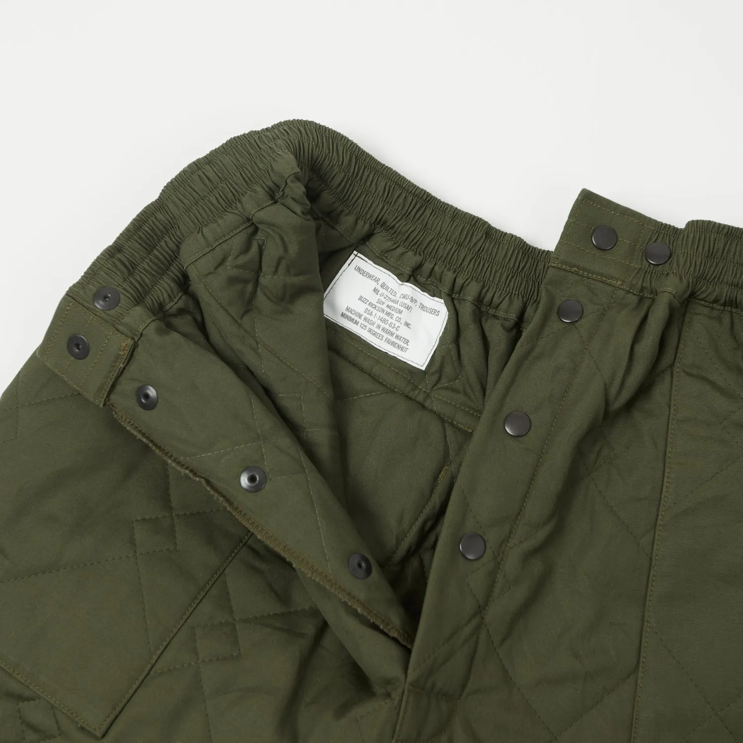 Buzz Rickson's CWU-9P Civilian Model Liner Trouser - Olive