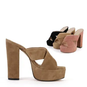 CHERIE - platform mules