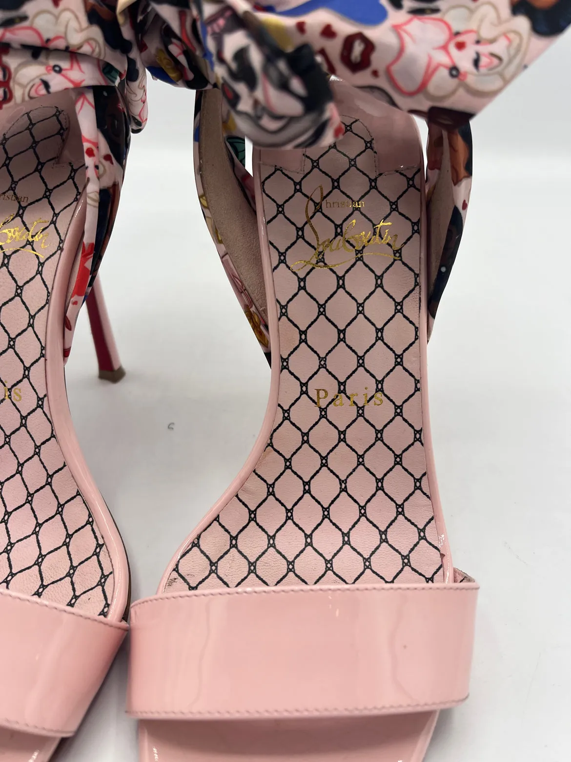 Christian Louboutin Pink Fetish du Desert 100 Size 38 Shoes