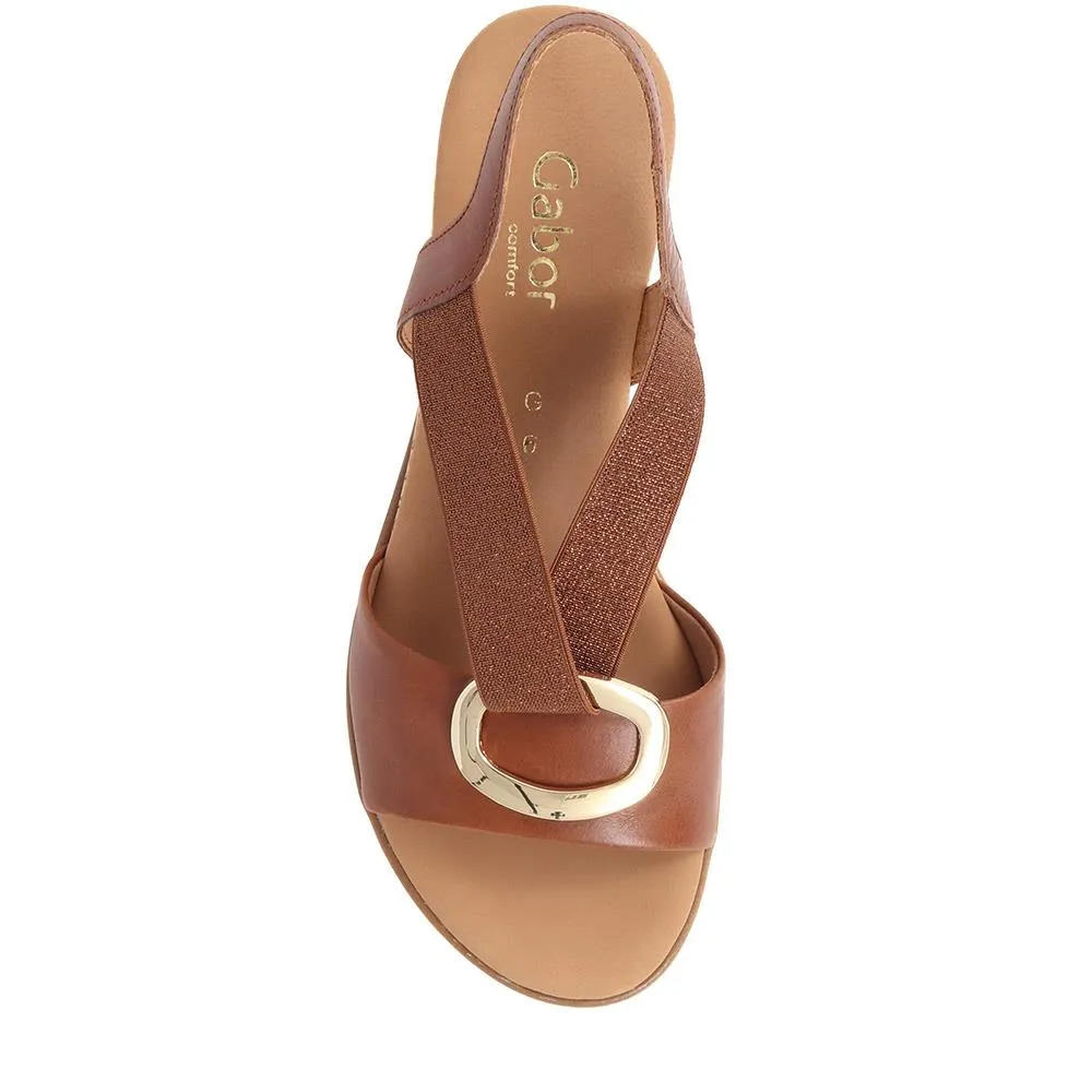 Chunky Leather Sandals  - GAB39509 / 325 075