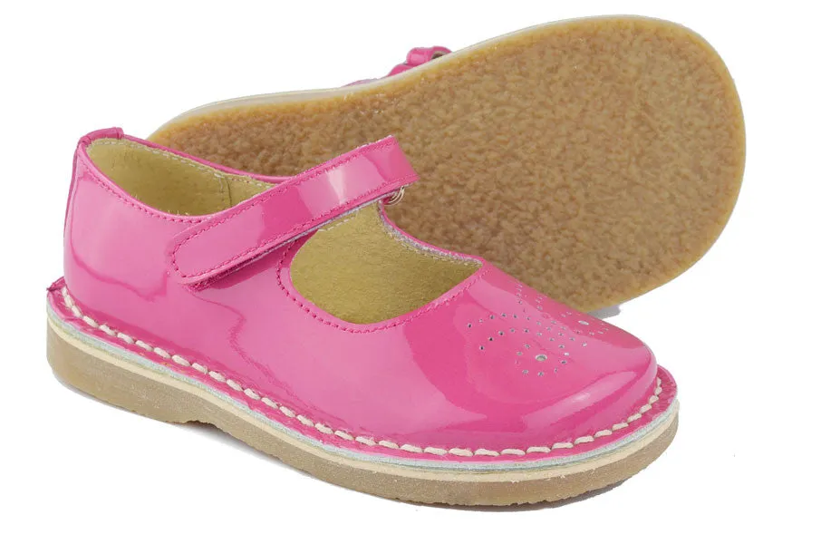 Clarys Girls Fuschia Pink Mary Jane