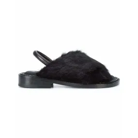 Clergerie Fur Sandals