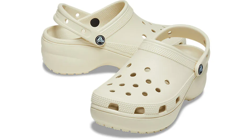 Crocs Classic Platform Clog Bone