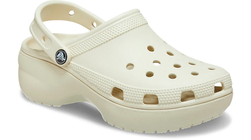 Crocs Classic Platform Clog Bone