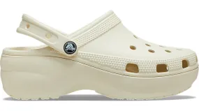 Crocs Classic Platform Clog Bone