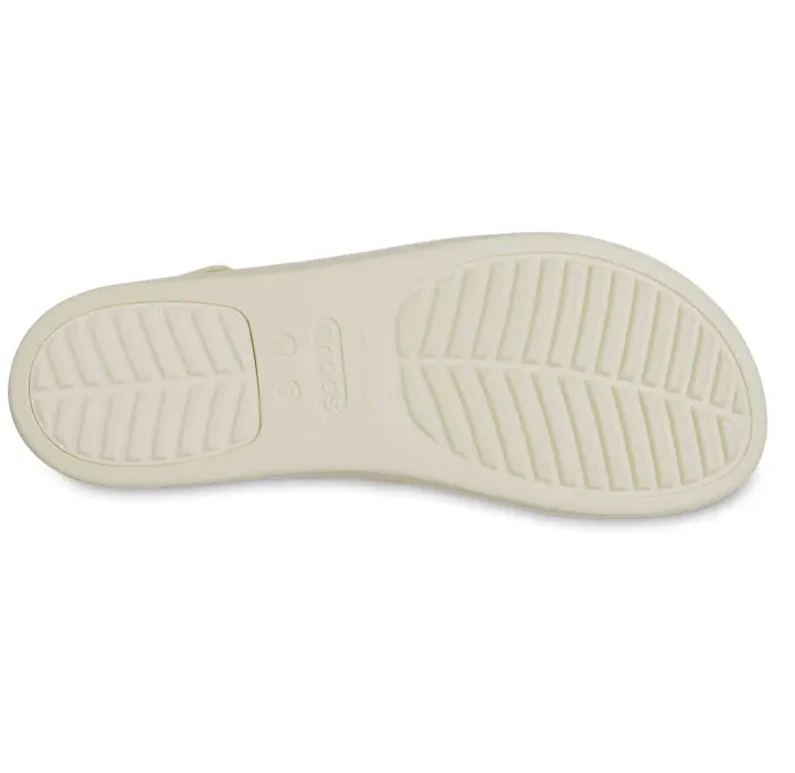 Crocs Sandal Wedge Dew Off-White Brooklyn Woven Upper Low