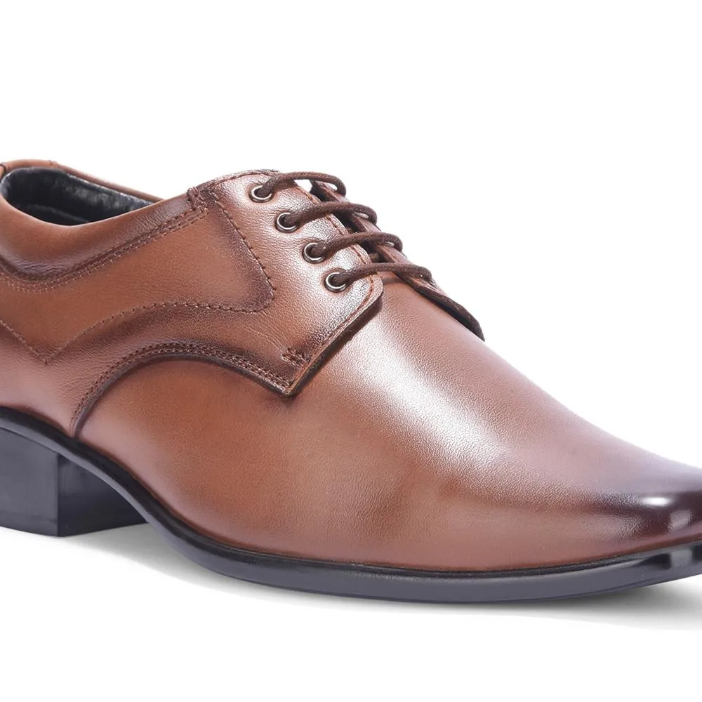 Fortune By Liberty Men HIL-3 Tan Formal Lacing Derby Shoes