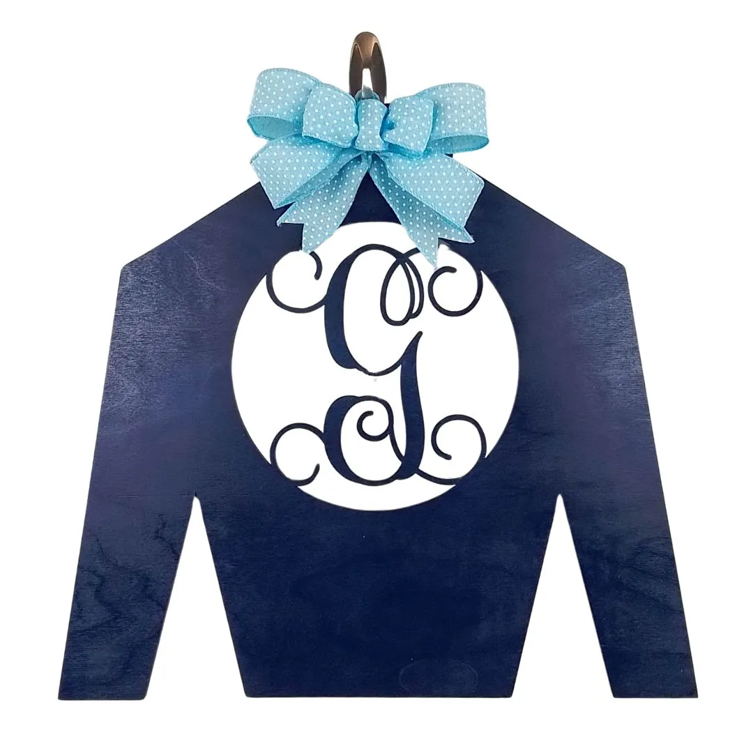 Kentucky Derby Monogram Jockey Silk | LOTS of colors!