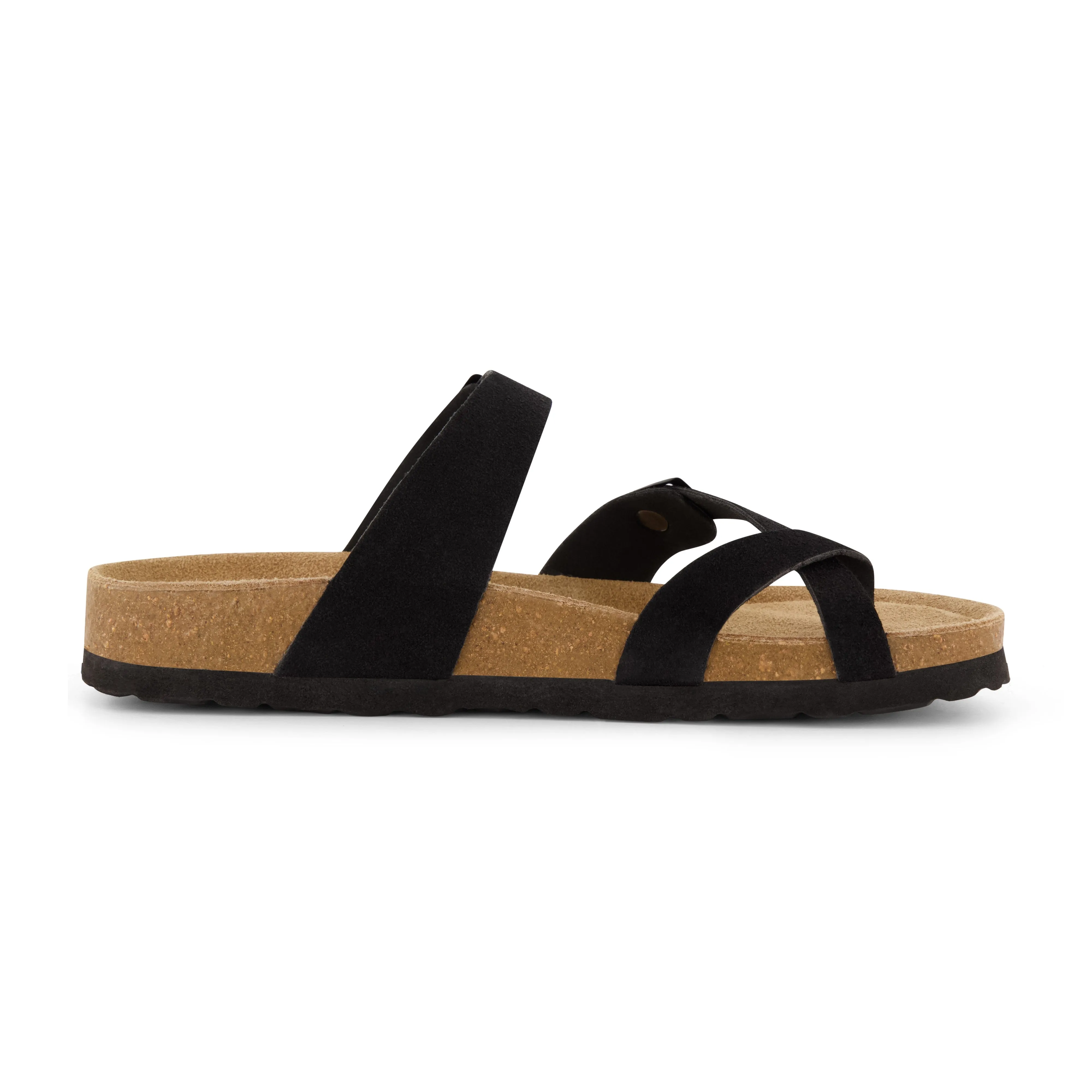 Luna Cork Footbed Sandal Suedes