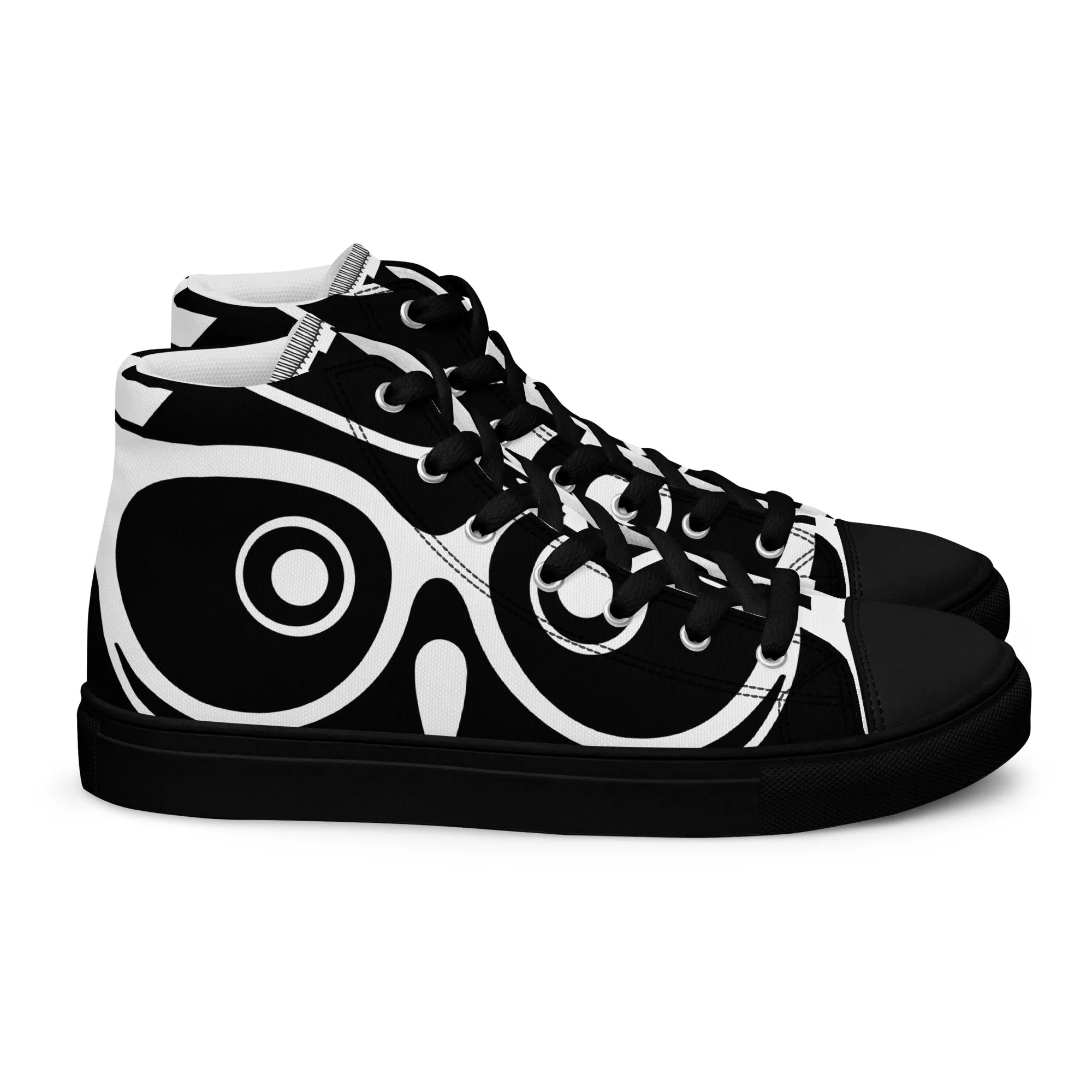 Men’s high top canvas shoes super soft inside feel