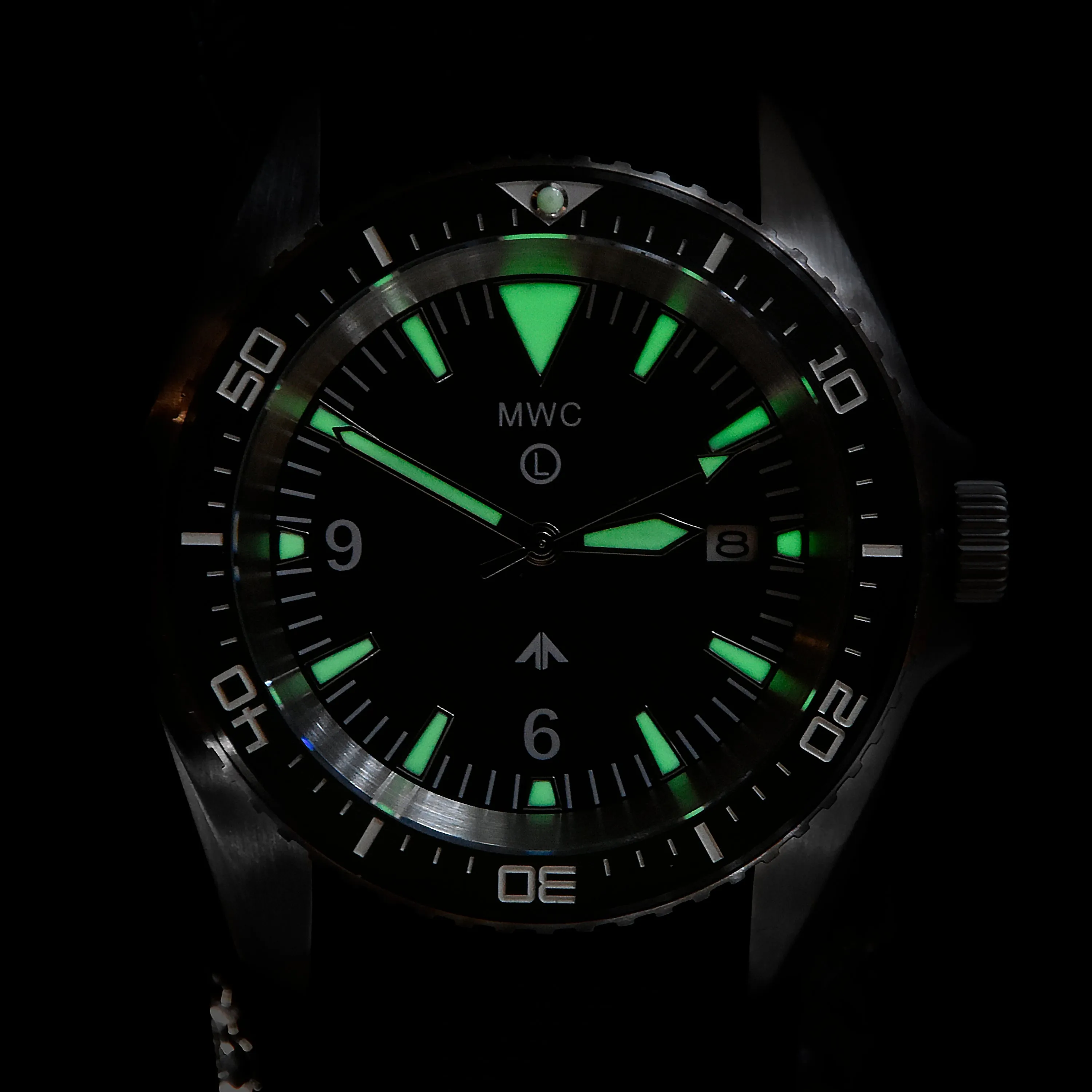 Military Divers Watch Stainless Steel (Automatic) 12 Hour Dial with Sapphire Crystal and Ceramic Bezel