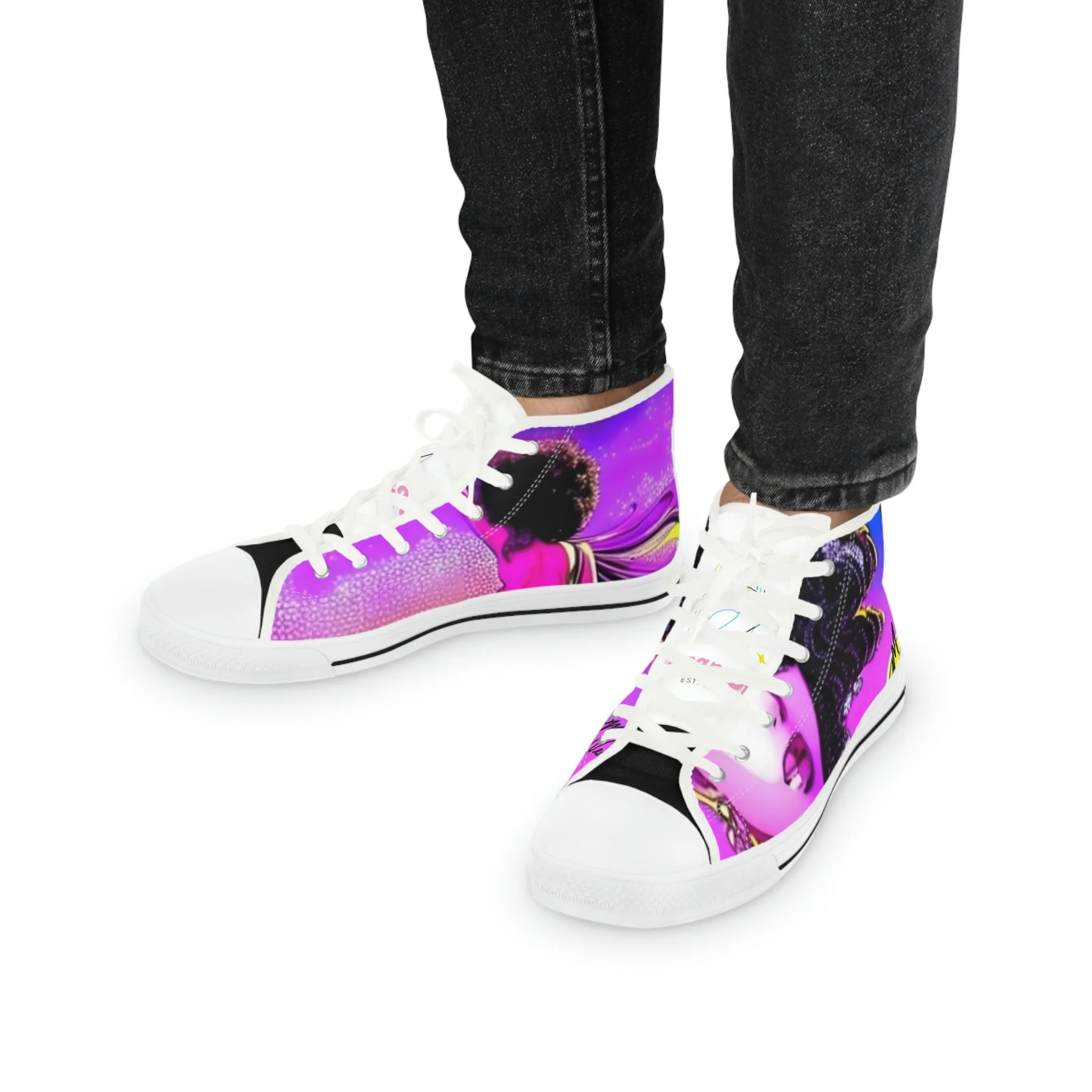 MyDreamMyTee Men's High Top Sneakers