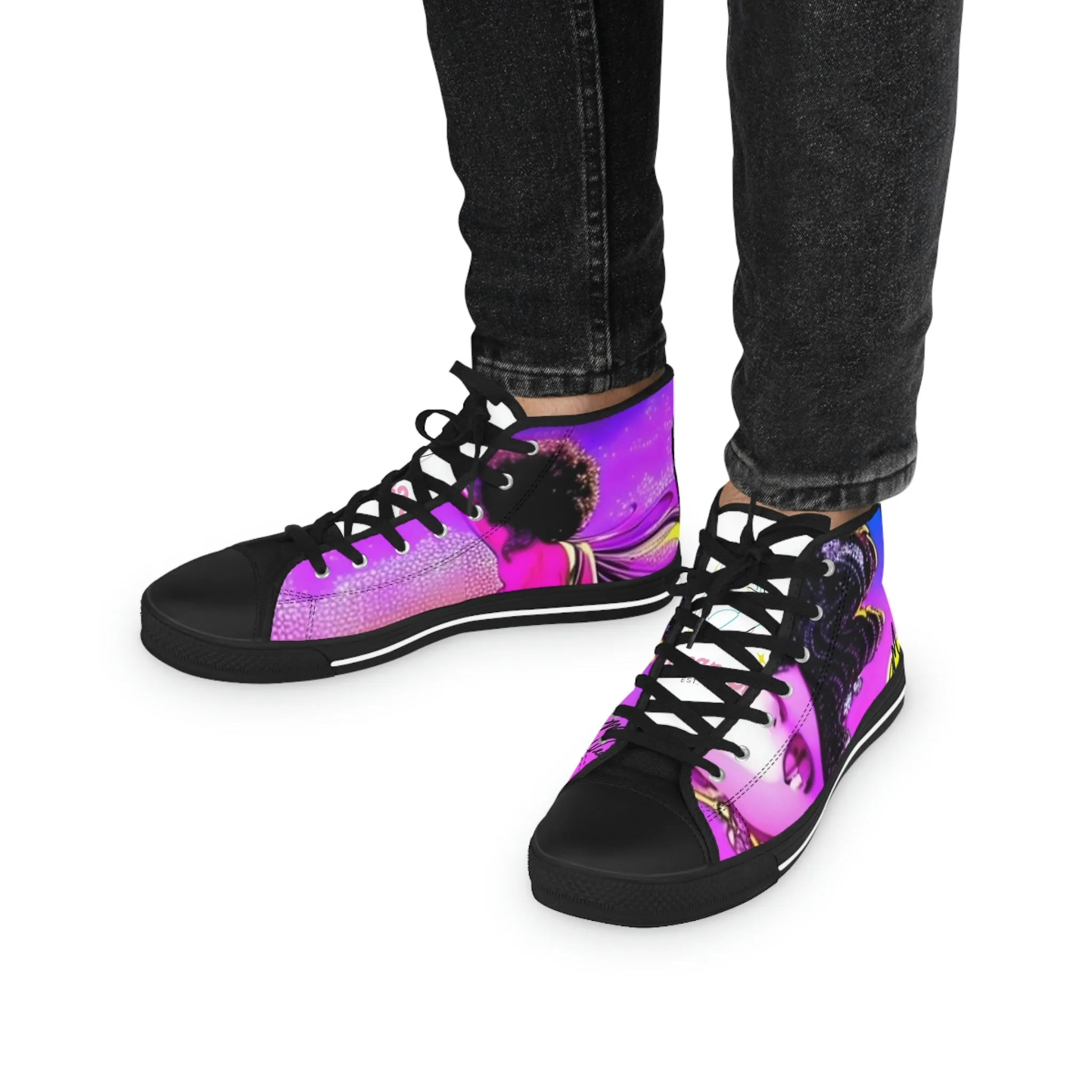 MyDreamMyTee Men's High Top Sneakers