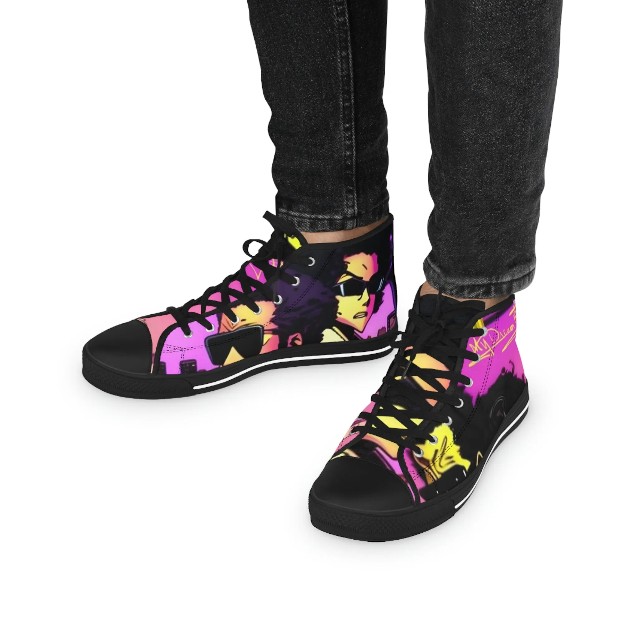 MyDreamMyTee Men's High Top Sneakers