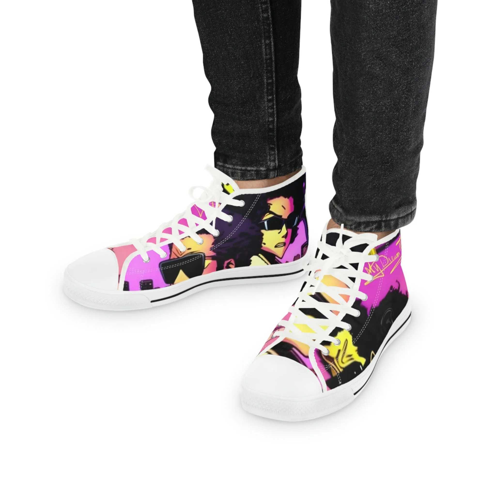 MyDreamMyTee Men's High Top Sneakers