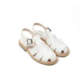 Paraboot Women's Iberis Sandals in White Gloss