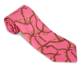 Pink Stirrups Necktie - F5493