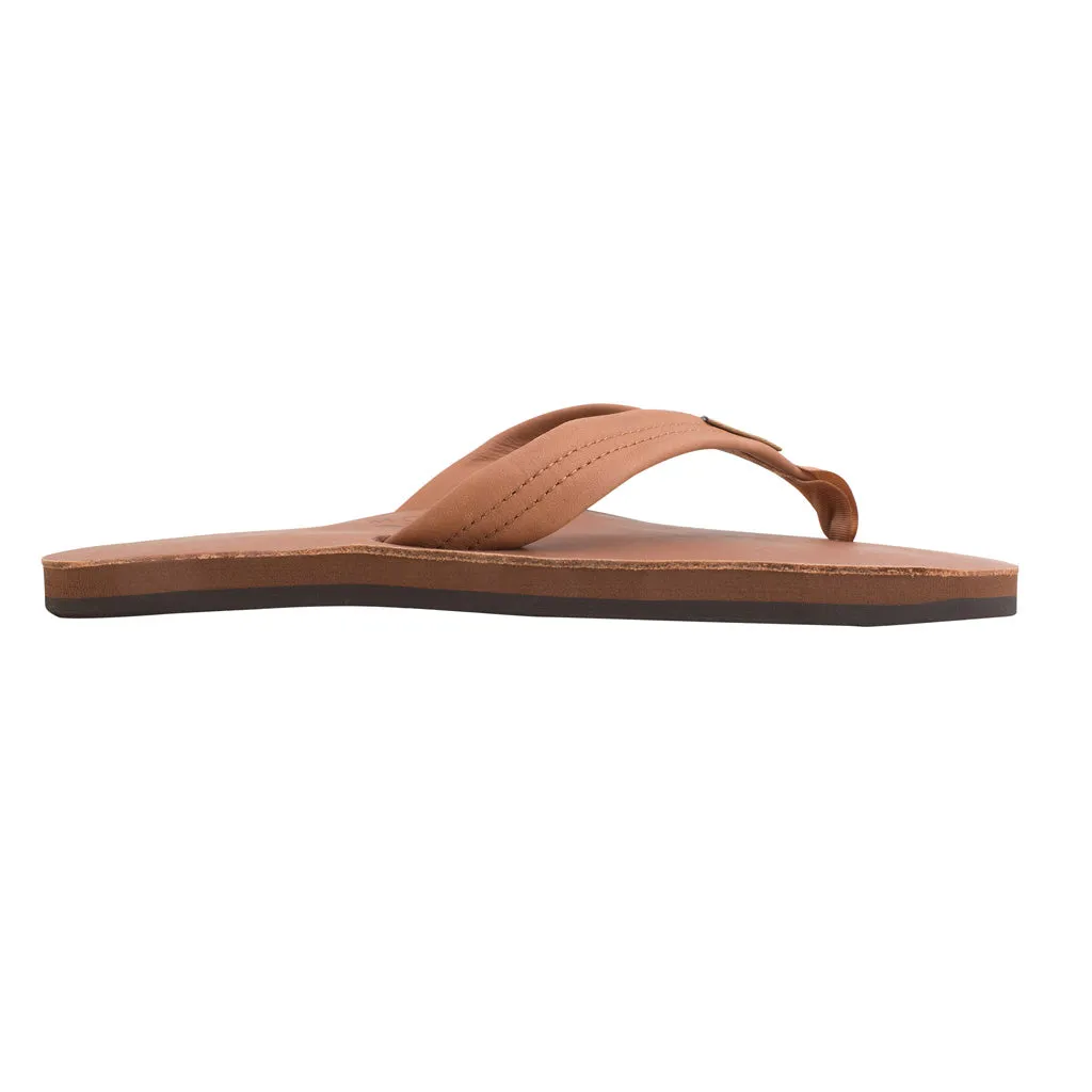 Rainbow Sandals Mens Premier/Classic Leather Single Layer With Arch - Tan/Brown