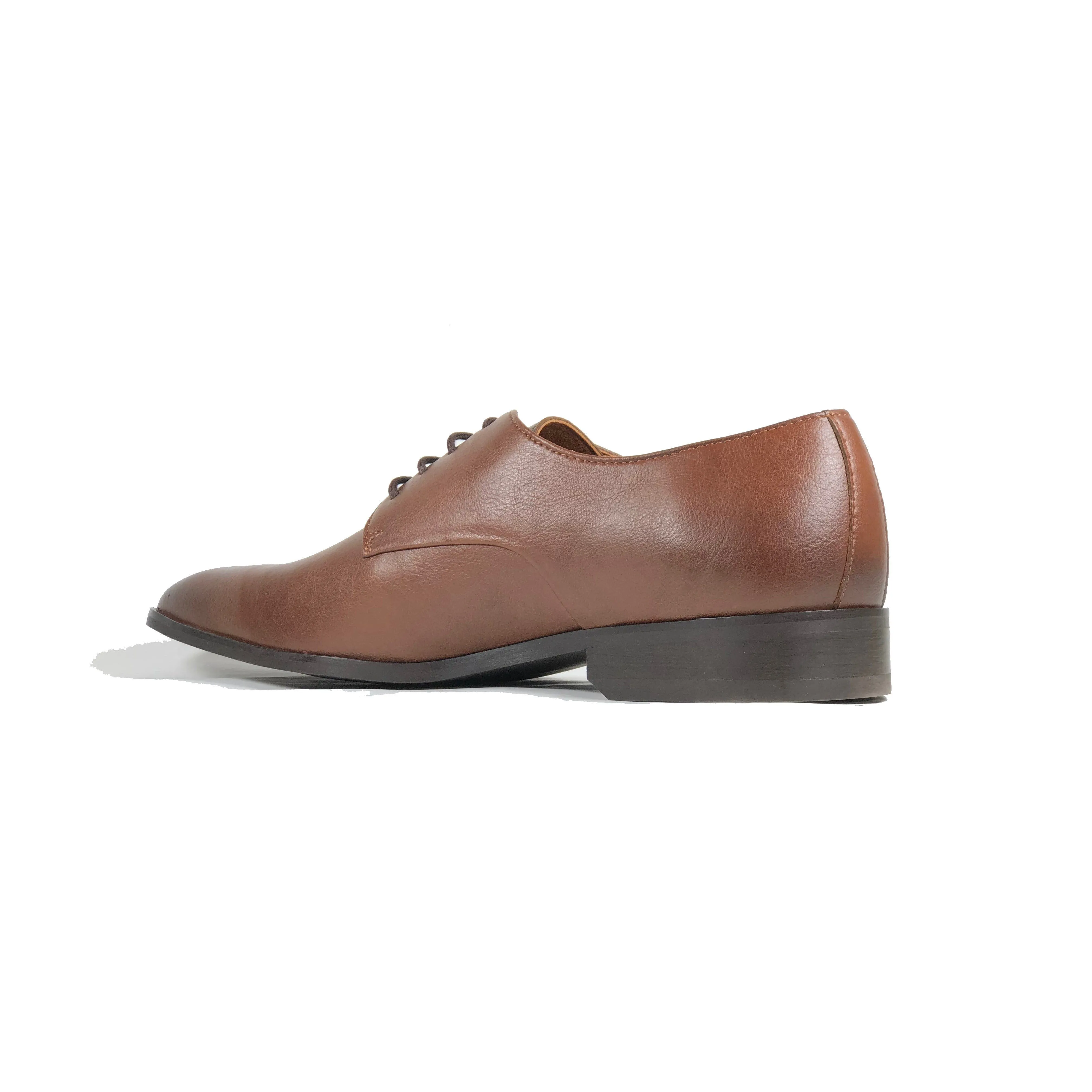 'Remy' Classic Vegan Derby by Zette Shoes - Tan