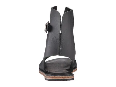 Rodeo Blvd - Stylish Booth Sandal With Side Buckle | Black