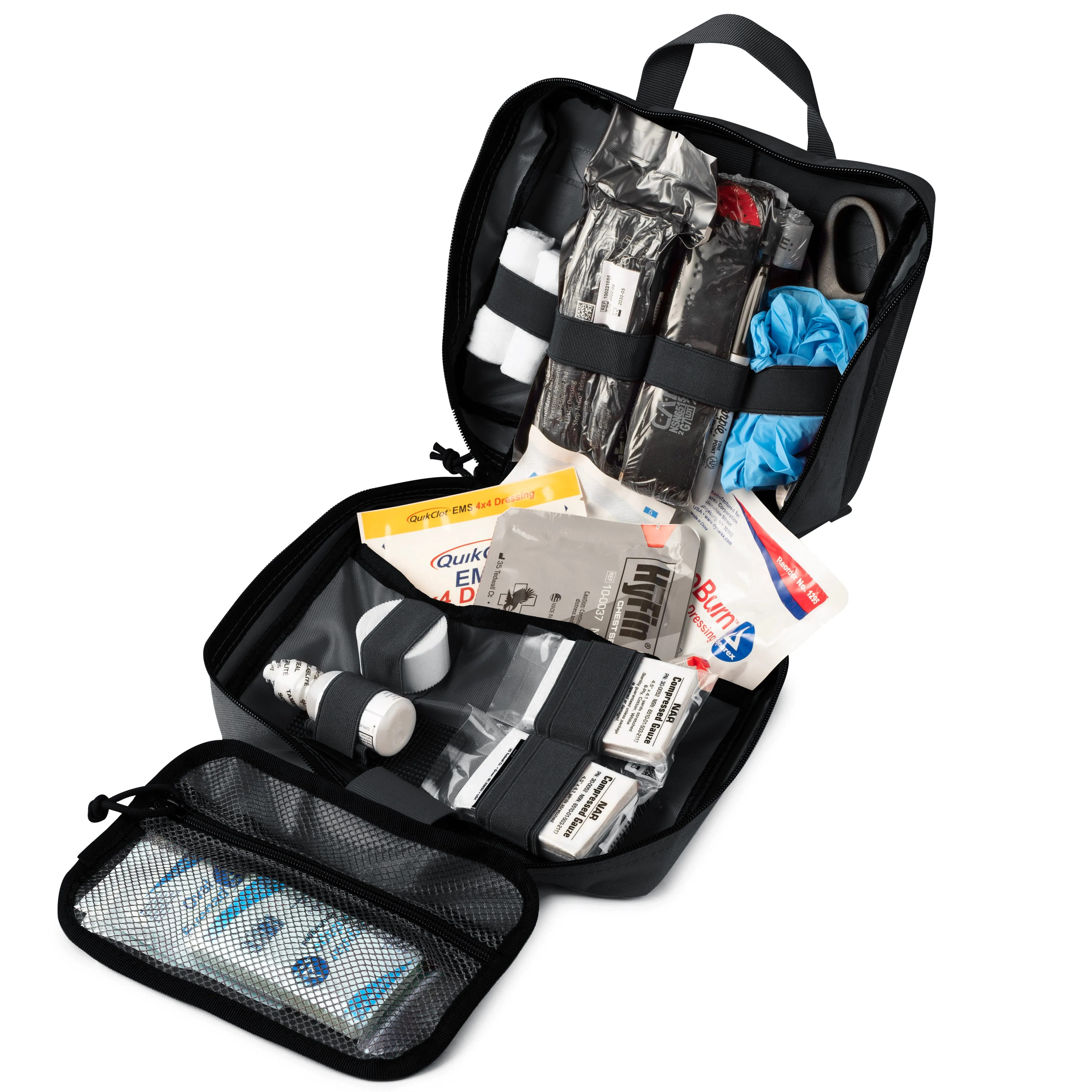 Scherber Vehicle IFAK Emergency Trauma Kit | 25  Medical Supplies | Basic