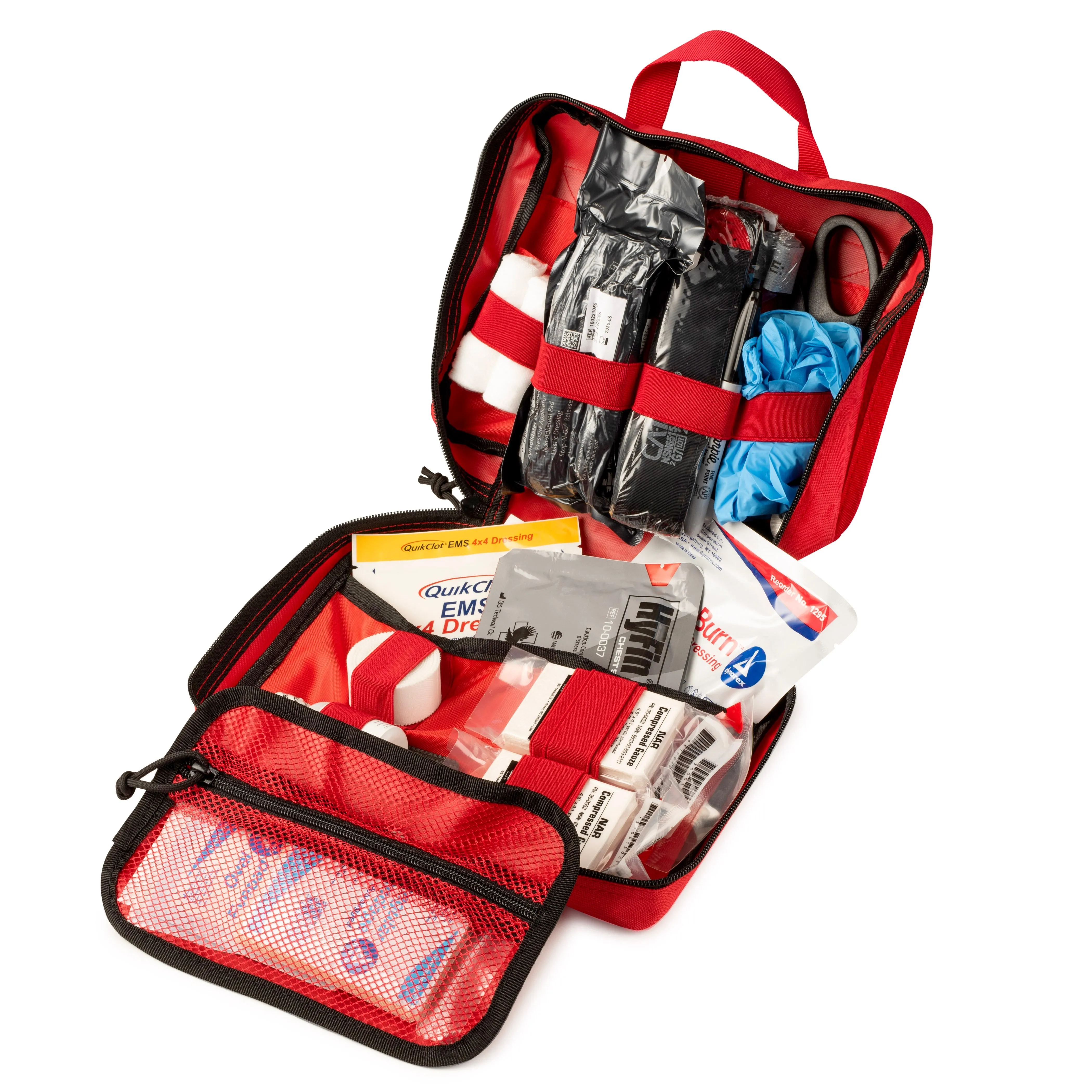 Scherber Vehicle IFAK Emergency Trauma Kit | 25  Medical Supplies | Basic