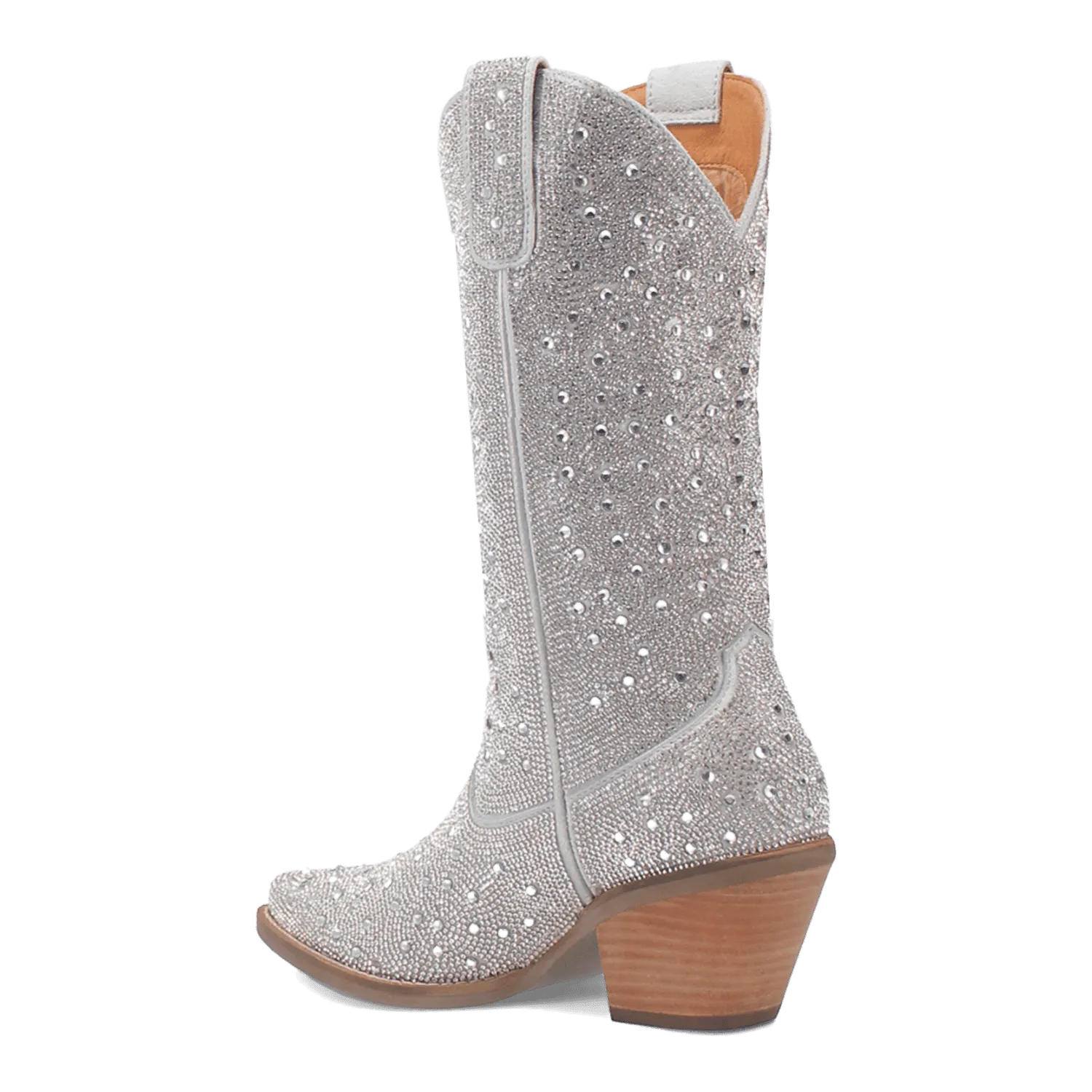 SILVER DOLLAR LEATHER BOOT