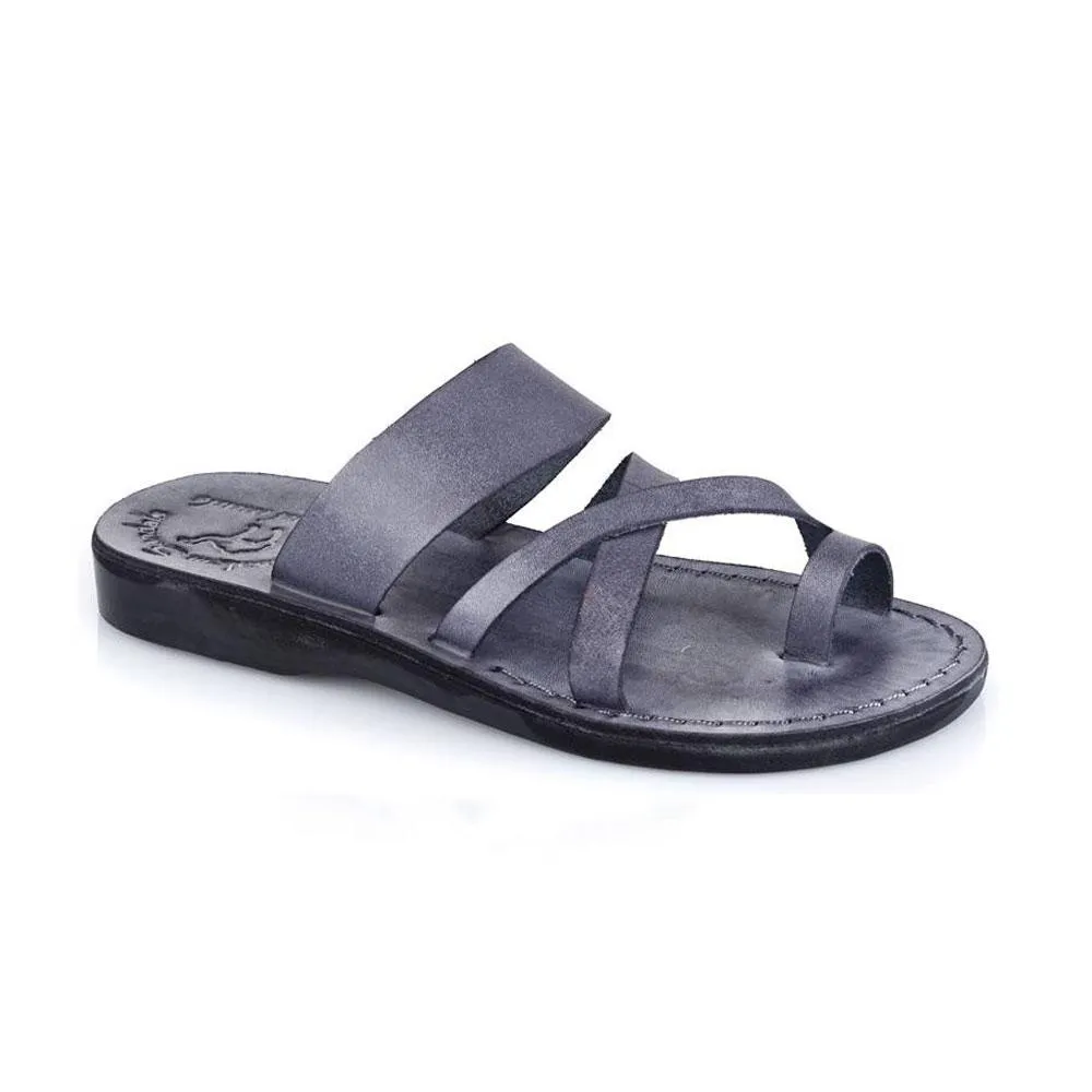 The Good Shepherd - Leather Toe Loop Sandal | Grey