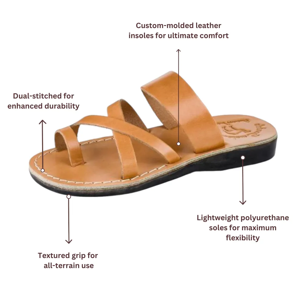 The Good Shepherd - Leather Toe Loop Sandal | Tan