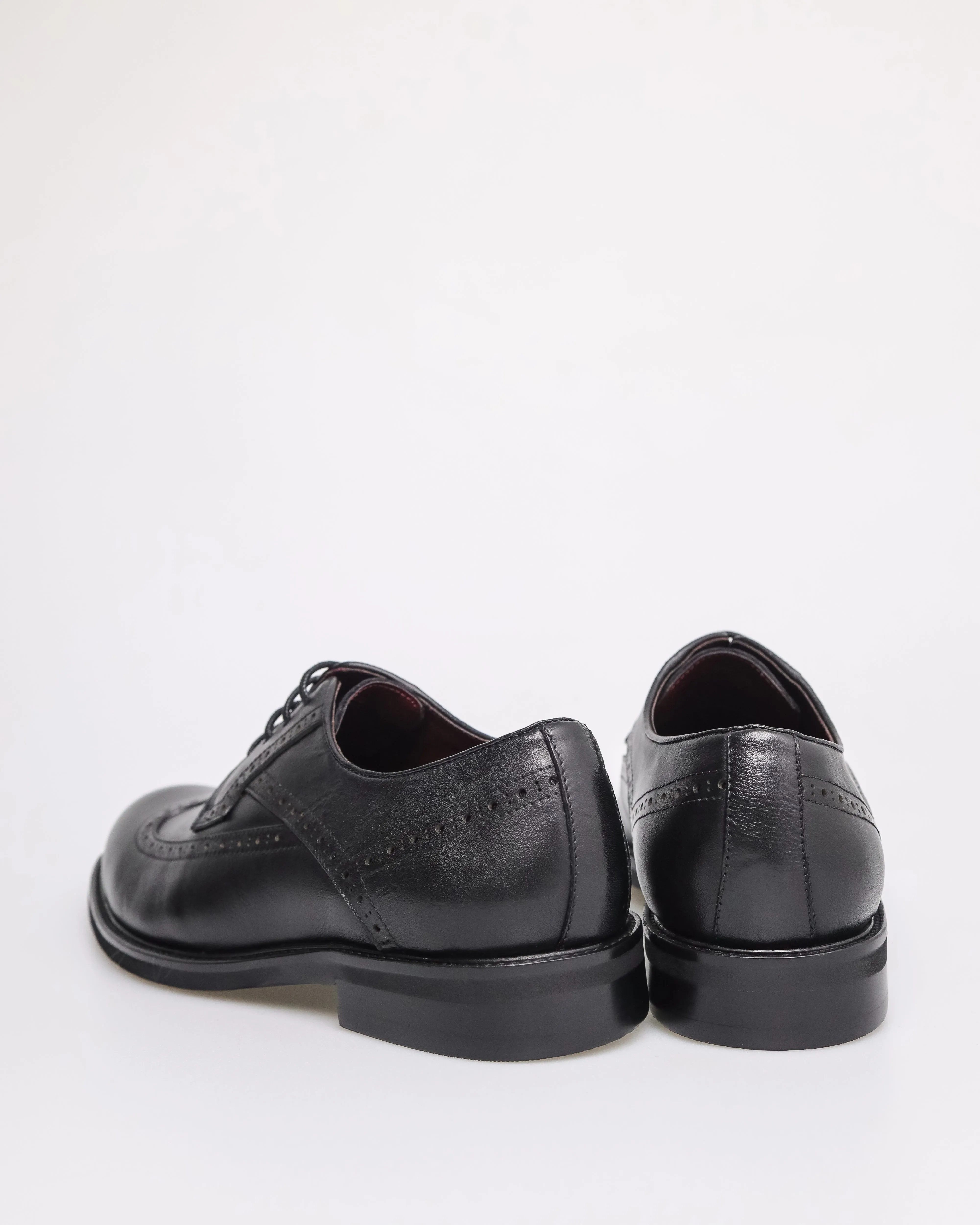 Tomaz HF066 Men's Brogue Derby (Black)