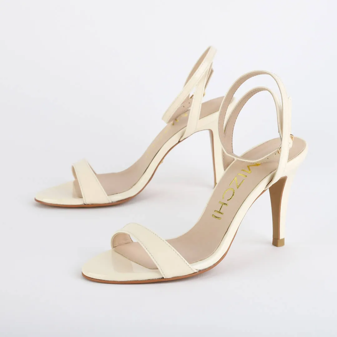 *UK size 2 - MEGAN - pink patent, 8cm heels